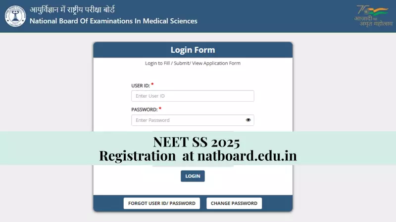 NEET SS 2025 Registration Begins: Key Dates, Eligibility & Application Process Revealed