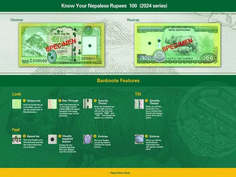 Nepal Issues New NPR 100 Banknote Featuring Updated Map with Disputed Territories