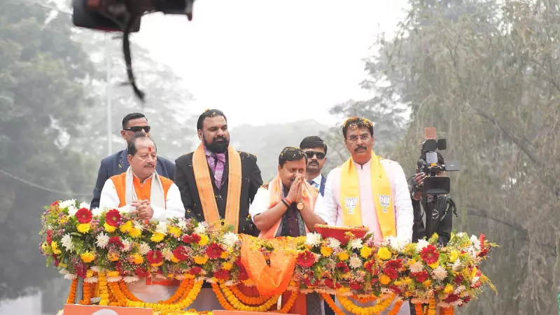 Nitin Nabin Leads BJP Roadshow in Patna as New National Working President
