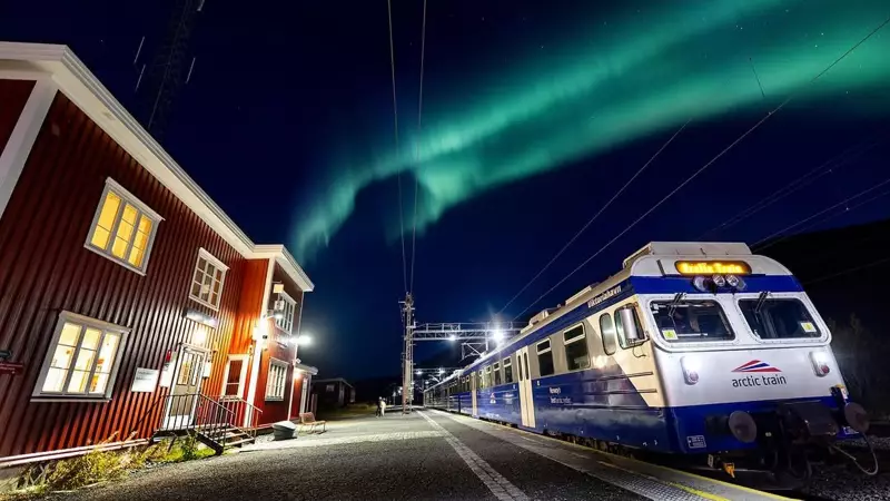 Norway's New Panoramic Night Train Lets You & Your Dog Chase the Northern Lights