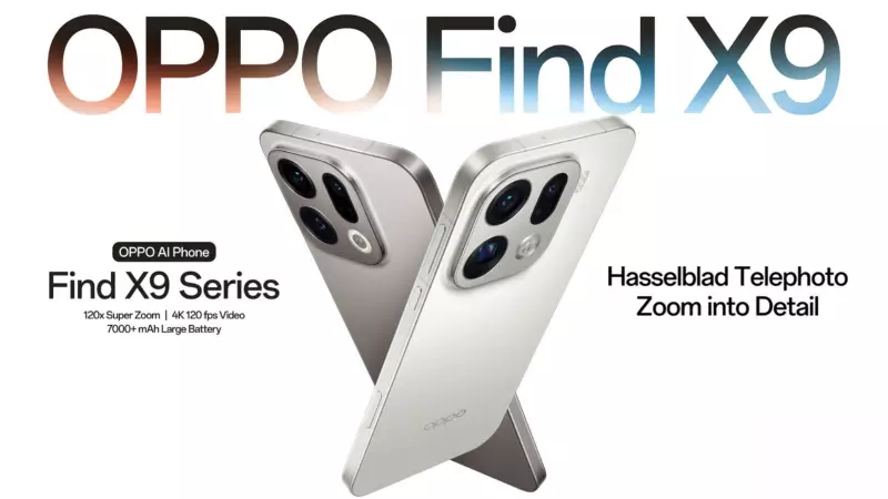 Oppo Find X9 Series Launches with Revolutionary Hasselblad Camera & Massive 7500mAh Battery