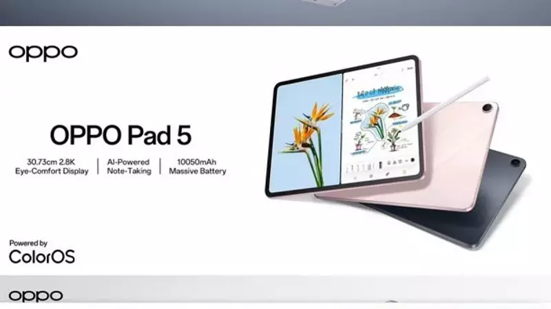 Oppo Pad 5 Tablet Set for India Launch Alongside Reno15 Series This Month