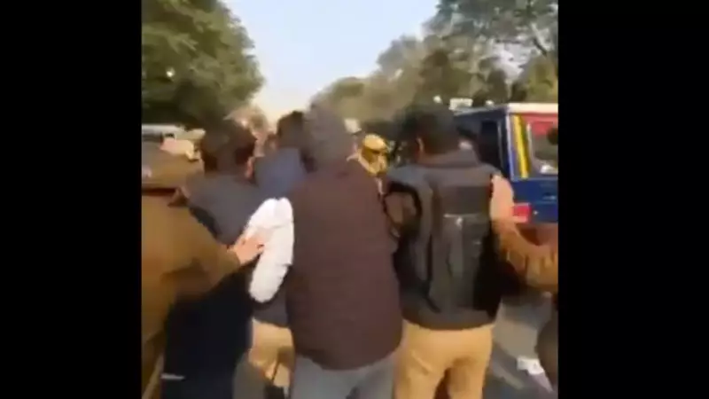 Over 100 NSUI Members Held in Varanasi as Congress Protests MGNREGA Repeal