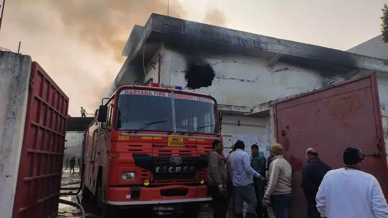 Panipat Factory Fire Kills Supervisor, Injures 2 in Tragic Industrial Blaze