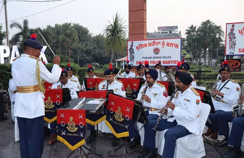 PAP Band Jalandhar Pays Musical Tribute to Nation's Martyrs in Stirring Performance
