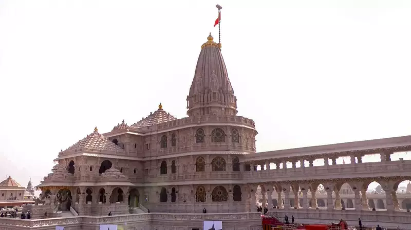 PM Modi Hoists Saffron Flag at Ayodhya Ram Temple, Hails Historic Moment