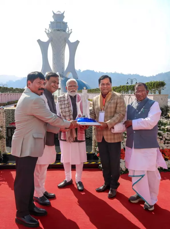 PM Modi Honors Assam Agitation Martyrs at Guwahati Memorial