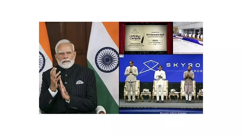 PM Modi Inaugurates Skyroot's 200,000 Sq Ft Hyderabad Space Facility