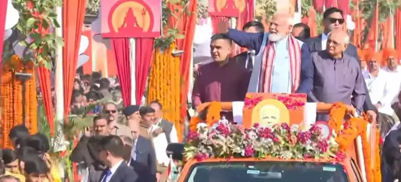 PM Modi Leads Shaurya Yatra with 108 Horses to Honour Somnath Temple Defenders