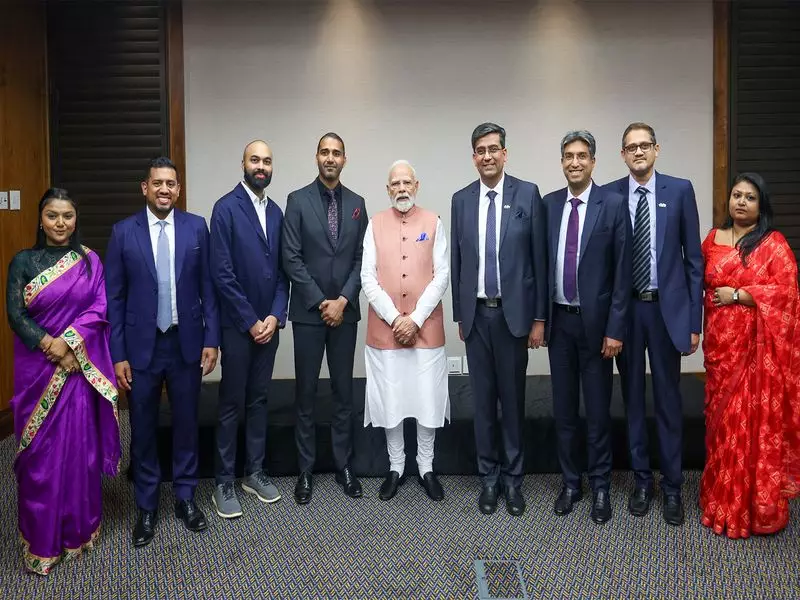 PM Modi Meets Indian-Origin Tech Entrepreneurs in Johannesburg