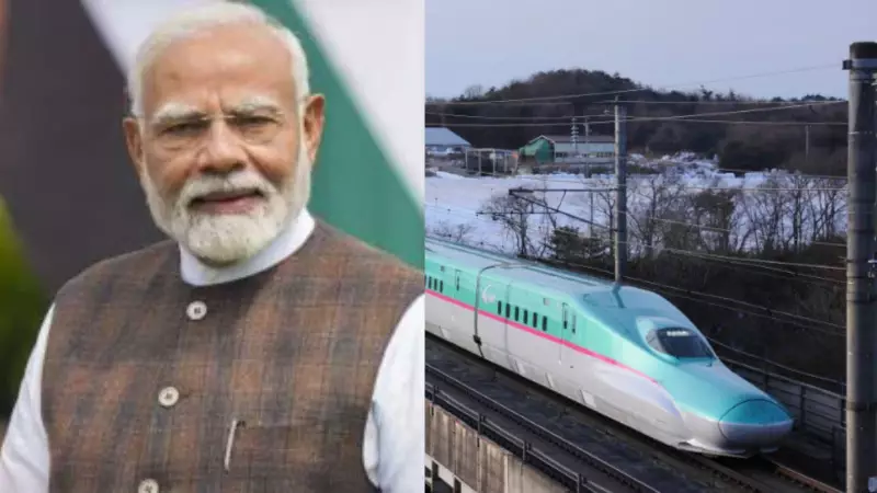 PM Modi Visits Surat Bullet Train Site, First Section to Open by 2027