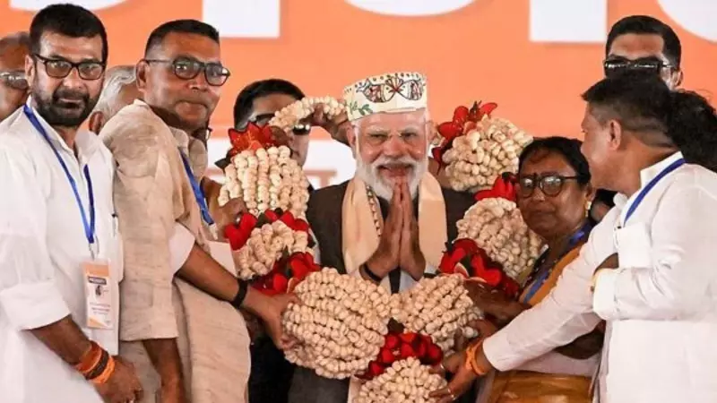 PM Modi's Fiery Bihar Rally: Takes Aim at Opposition, Unveils Vision for State's Future