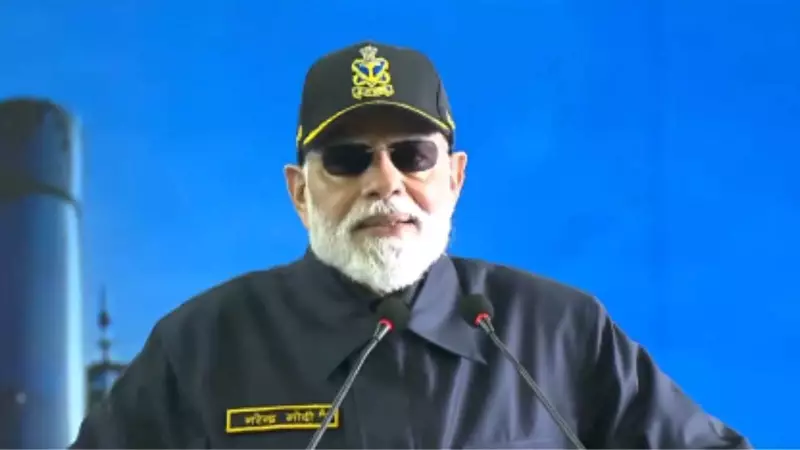 PM Modi's Historic Diwali Celebration: Lighting Lamps Aboard INS Vikrant with Navy Personnel