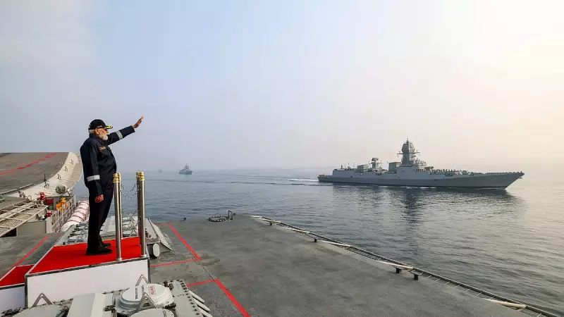 PM Modi's Spectacular Diwali Aboard INS Vikrant Features Dazzling Air Power Display