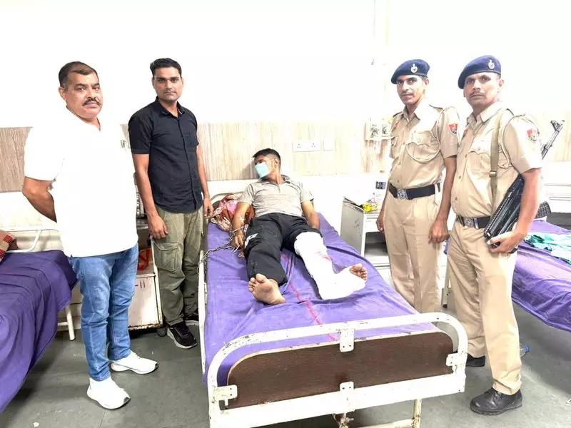 Police Encounter in Kurukshetra: Miscreant Shot and Arrested After Dramatic Showdown