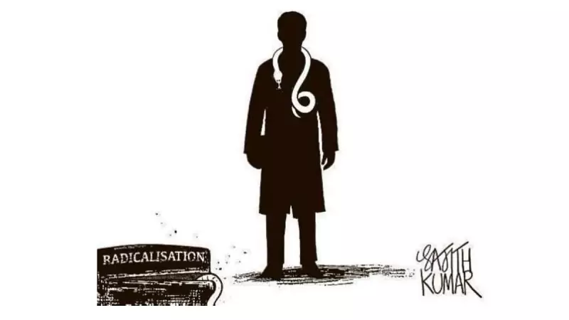 Political Cartoon Sparks Debate on Radicalization in India