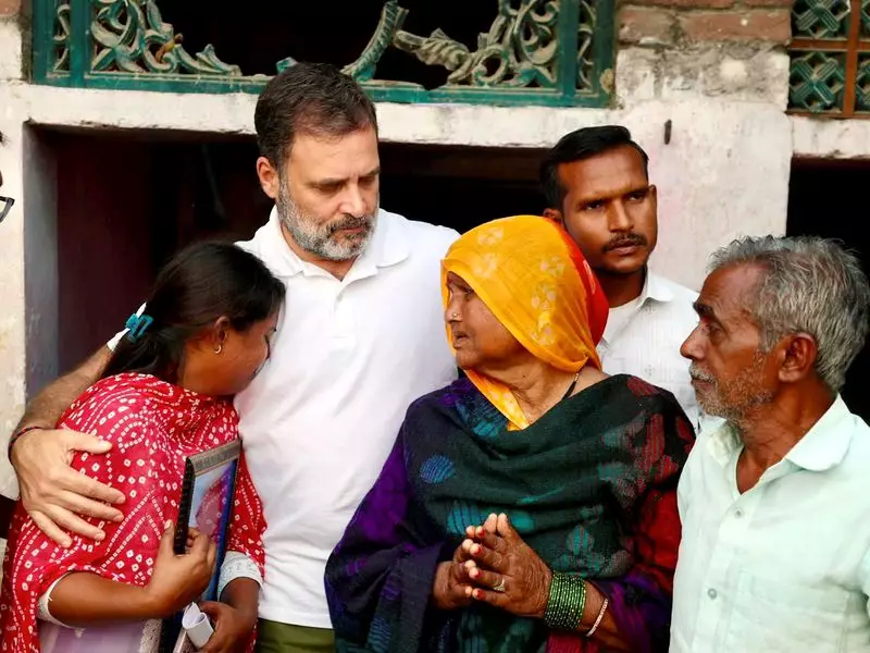 Political Firestorm Erupts as Rahul Gandhi Visits Rae Bareli Lynching Victim's Family