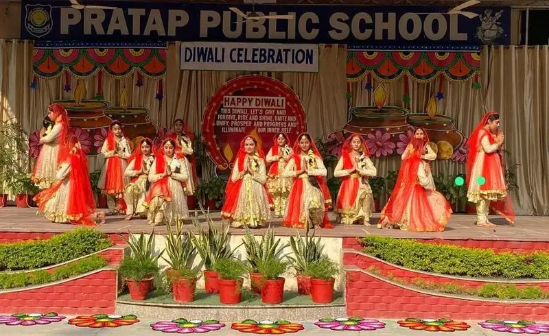 Pratap Public School Karnal Illuminates Diwali with Cultural Extravaganza and Eco-Friendly Celebrations