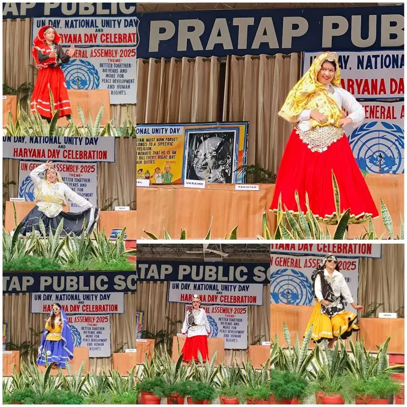 Pratap Public School's Vibrant Haryana Day Celebration Showcases Cultural Heritage