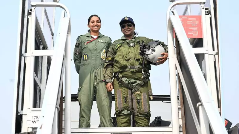 President Droupadi Murmu Soars in RAFALE Fighter Jet: A Historic First for India