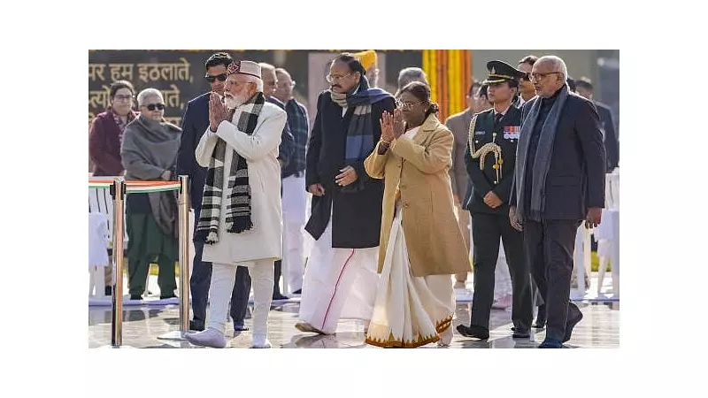 President Murmu, PM Modi Pay Tributes to Atal Bihari Vajpayee on His 6th Death Anniversary