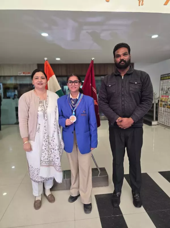 Priyanshi Wins Gold at Haryana State Taekwondo Championship 2024