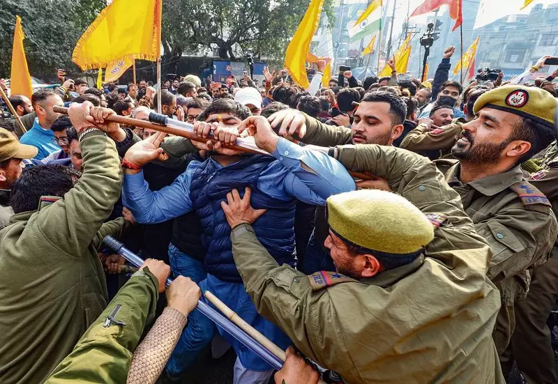 Protest at Jammu L-G House Over Vaishno Devi College Admission Controversy