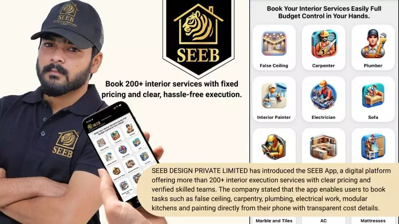 Pune Startup Seeb Design Launches Platform for 200+ Online Interior Services