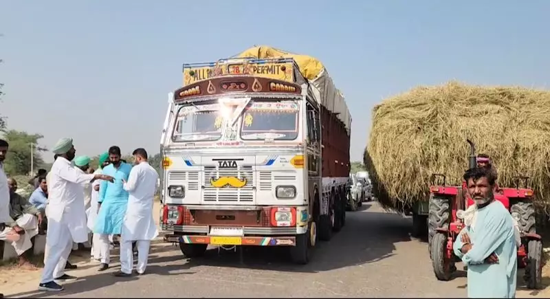 Punjab vs Rajasthan Farmers Clash Over Paddy Sales | Supply Chain Crisis Deepens