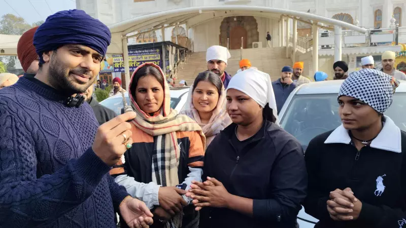 Punjabi Singer Mankirt Aulakh Gifts New Cars to Kabaddi Players at Sohana Gurdwara