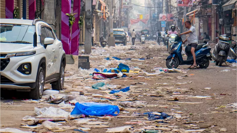 Punjab's Post-Diwali Air Quality Plummets: Firecracker Aftermath Chokes State