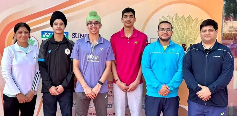 Punjab's Young Shuttlers Soar: 5 Medals at National Badminton Championships