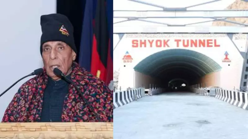 Rajnath Singh Inaugurates Shyok Tunnel & 124 Border Projects, Boosts Ladakh Connectivity