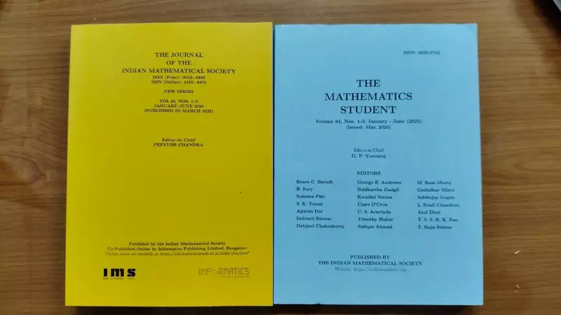 Ramanujan's First Papers Published in Pune Journal, IMS Aims for Ganit Bhavan