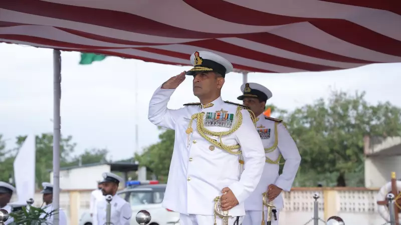 Rear Admiral Sritanu Guru Takes Helm as Flag Officer Commanding Gujarat Naval Area