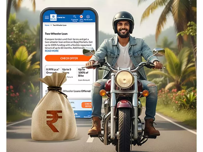 Rev Up Your Ride: Bajaj Markets Offers Low-Interest Bike Loans Online!