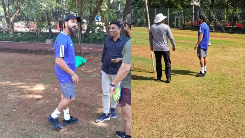 Rohit Sharma Spotted at Mumbai Nets Ahead of South Africa ODIs