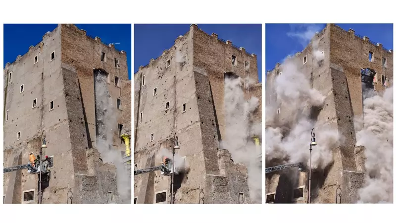 Rome's Medieval Tower Tragedy: Worker Dies After Being Trapped in Collapse