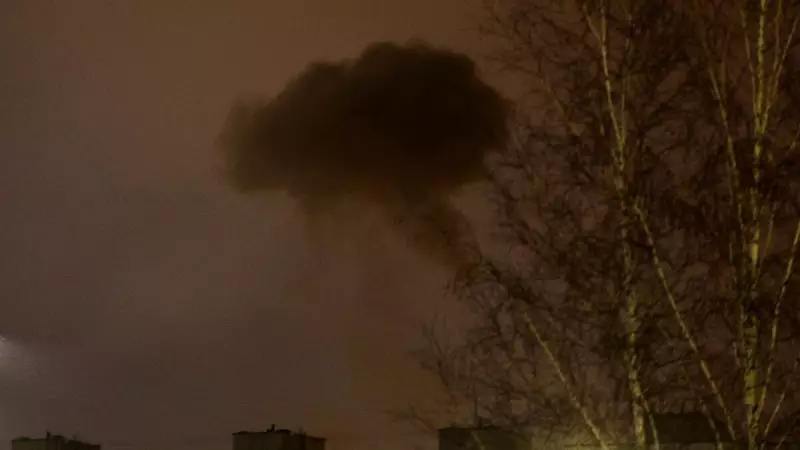 Russian Drone Attack on Kyiv Kills 2, Triggers Major Fires