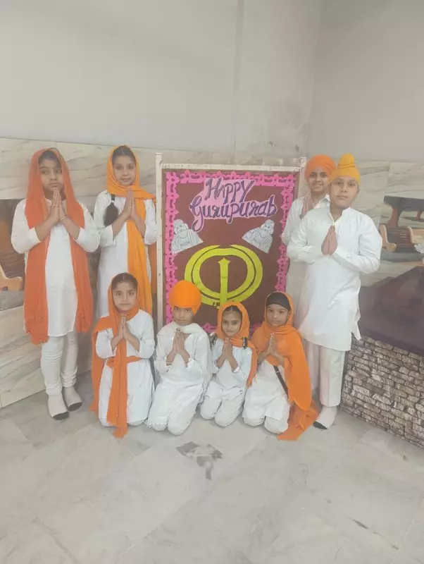 S.A. Jain School Illuminates with Gurpurb Celebrations | Spiritual Festivities Embrace Community Spirit