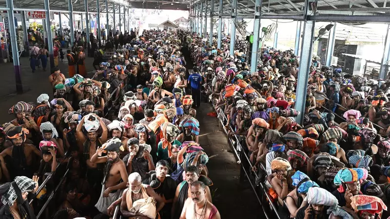 Sabarimala Temple Sees 10-Hour Queues as 53,278 Devotees Rush on Opening Day