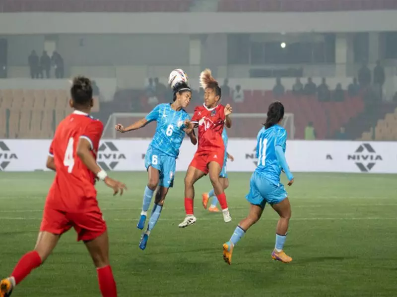 Sabitra Bhandari's Brilliant Brace Powers Nepal to Victory Against Indian Women's Football Team
