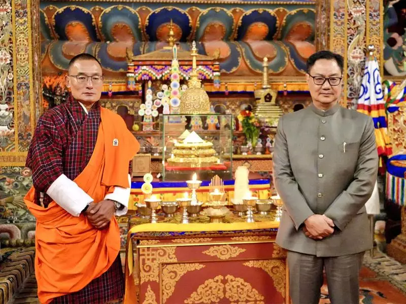 Sacred Buddha Relics Depart Thimphu in Grand Ceremony with Bhutanese Leadership