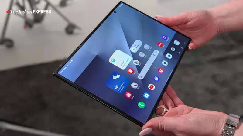 Samsung Galaxy Z TriFold First Look: A Futuristic Phone-Tablet Hybrid from CES 2026