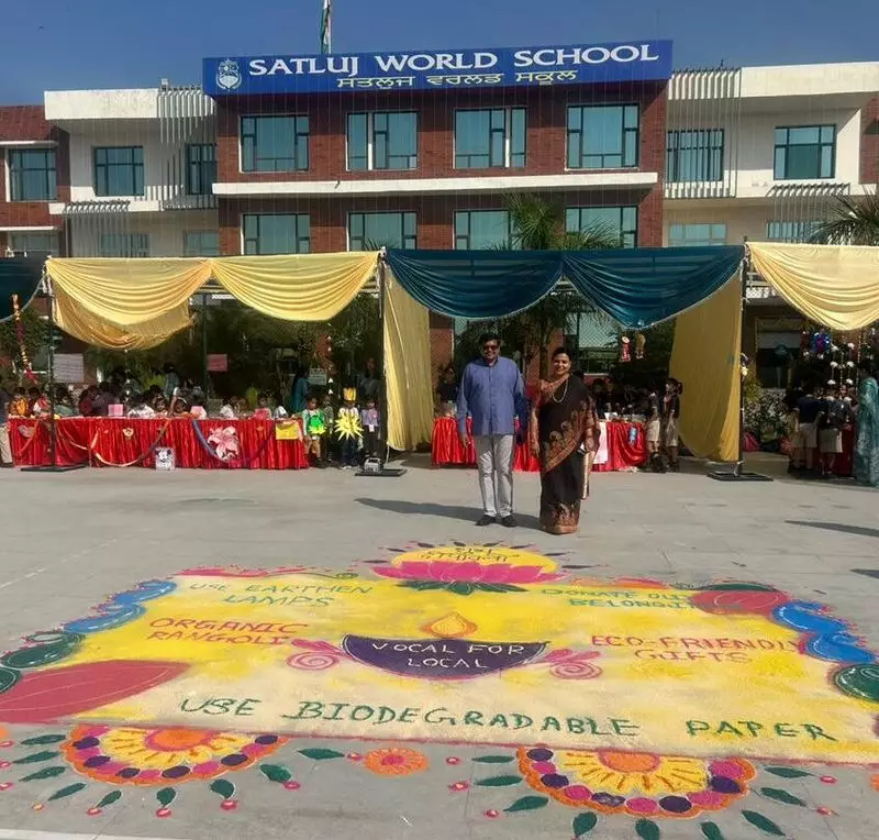 Satluj World School Dera Bassi Champions Eco-Friendly Diwali with Green Celebrations