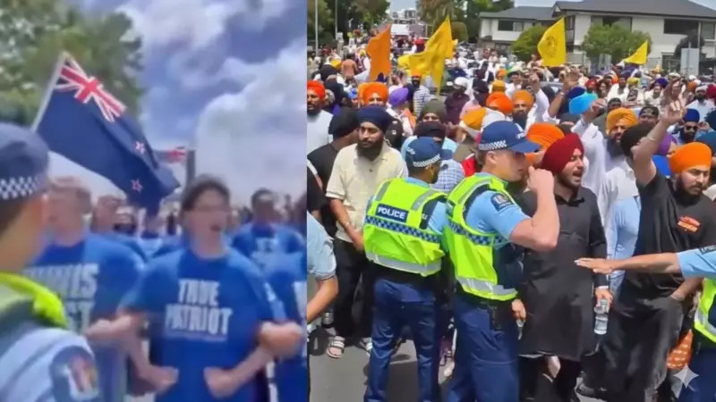 Second Sikh Nagar Kirtan in NZ Faces Protest, Police Ensure Peaceful End