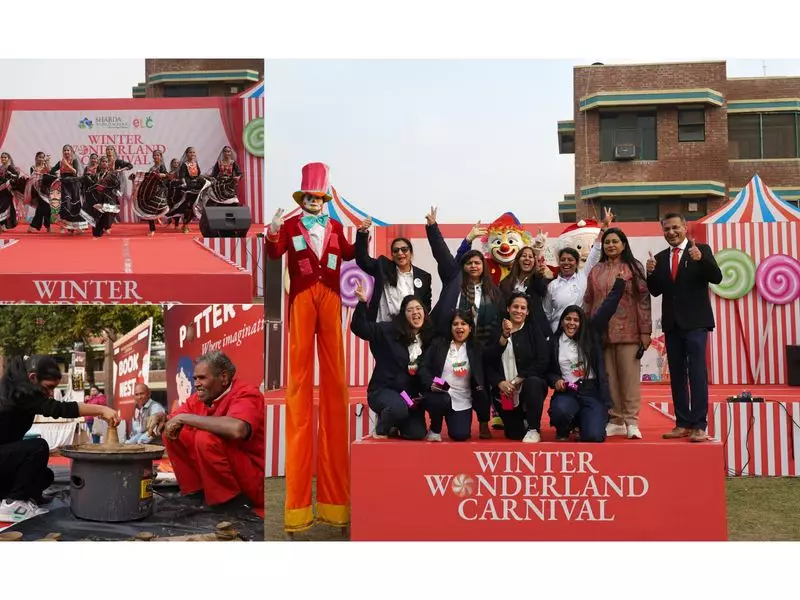 Sharda World School Hosts Winter Carnival, Showcases Holistic Education