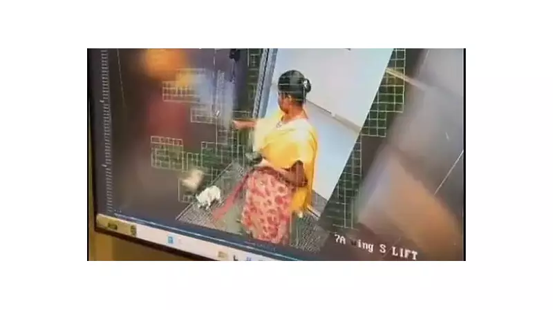 Shocking CCTV Footage: Caretaker Brutally Hurls Pet Dog to Death in Bengaluru Apartment Lift