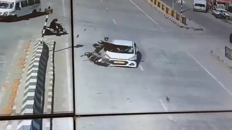 Shocking Uttarakhand Accident: Wrong-Way Scooter Hit by Speeding Car