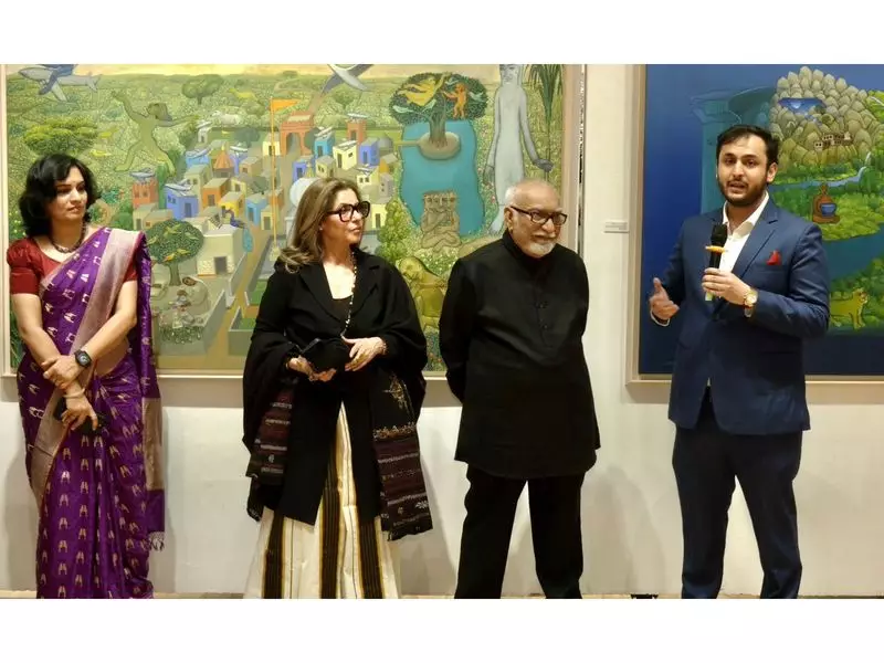 Sidharth's 'Fables of the Fabulous' Enchants Mumbai Art Lovers at Jehangir Art Gallery